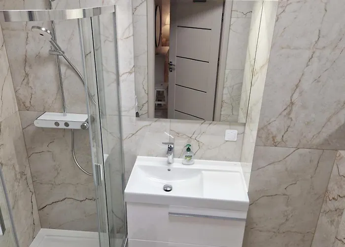 160 Wide Bed - With Balcony & Parking Apartman Gdańsk